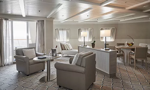 Grand Suite auf dem Expeditionsschiff Silver Cloud