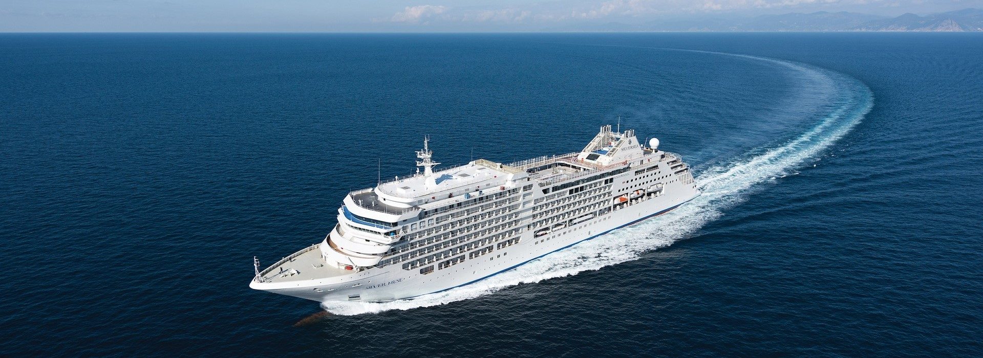 Kreuzfahrtschiff Silver Muse auf See