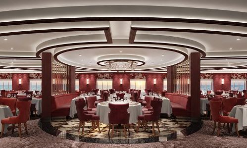 Blick ins Restaurant Atlantide