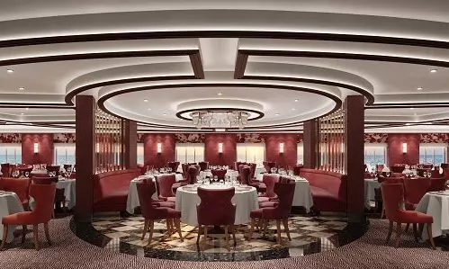 Blick ins Restaurant Atlantide