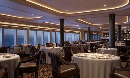 La Dame Tischgruppen und Fensterfront