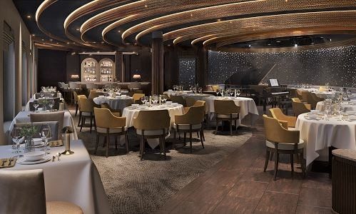 Silvernote Restaurant mit Tischgruppen