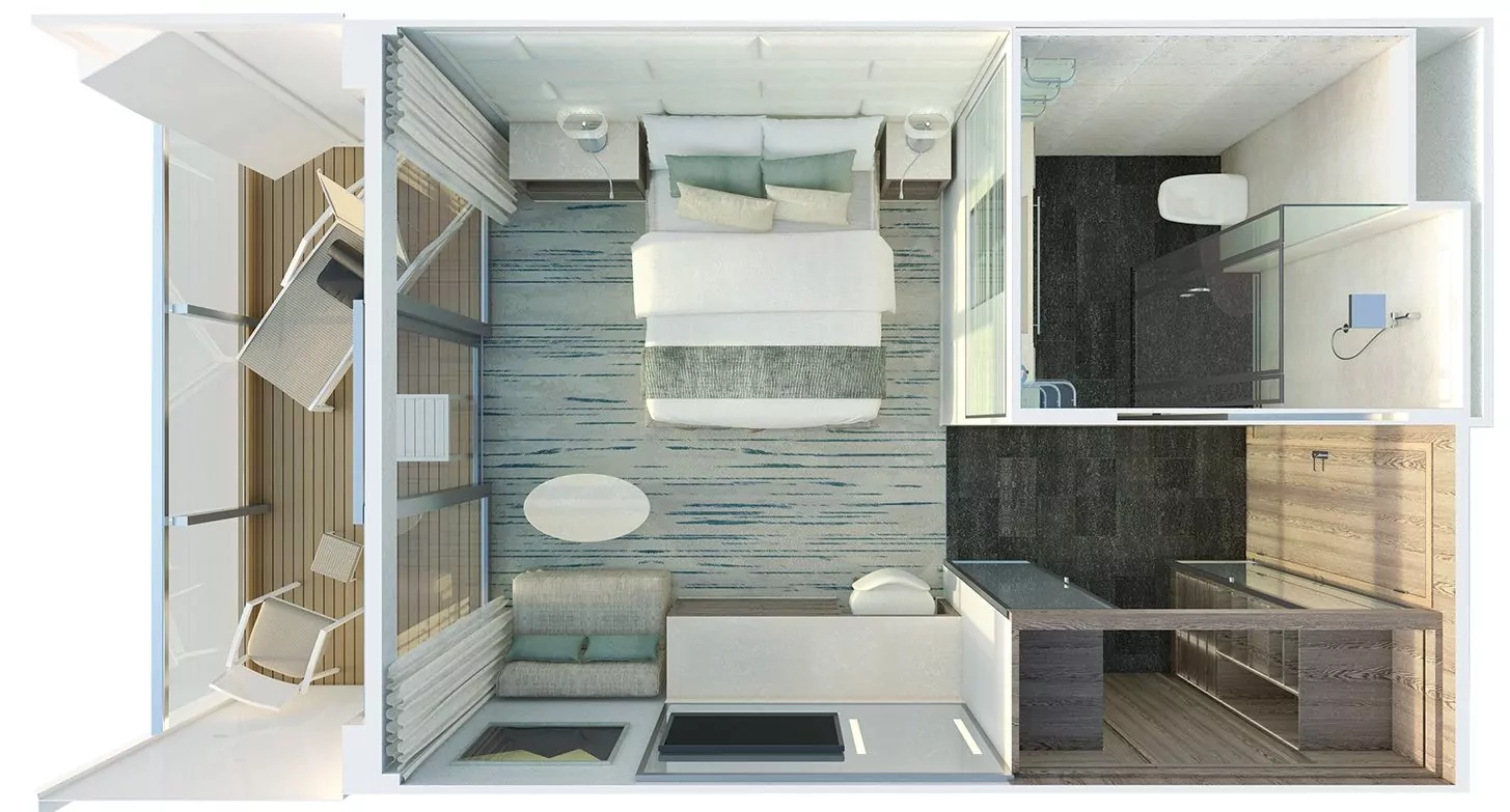 Suitenplan Classic Veranda Suite