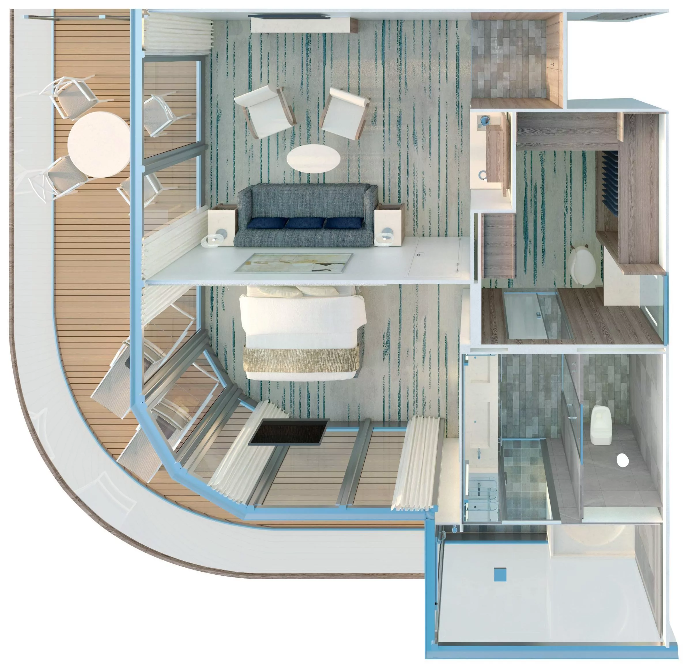 Suitenplan Royal Suite