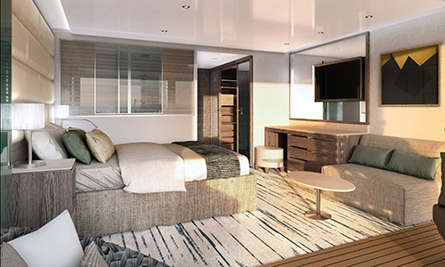 Superior Veranda Suite auf der Silver Origin
