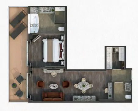 Silver Ray Suitenplan Signature Suite