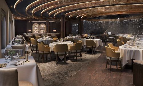 Blick ins Restaurant Silber Note