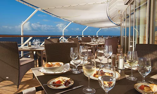 Restaurant La Terrazza aussen hervorragender Service