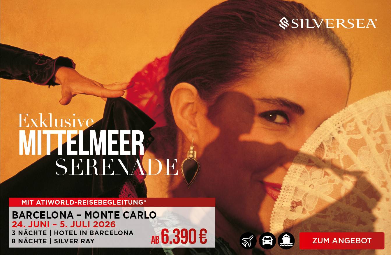 Silver Ray von Barcelona nach Monte Carlo mit ATIWORLD Reisebegleitung