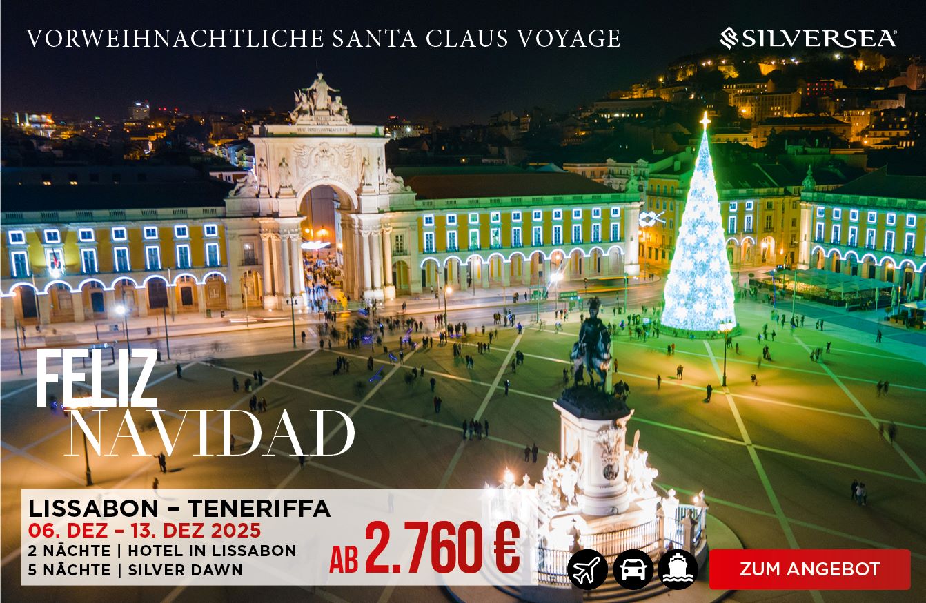 Silversea Kreuzfahrt von Lissabon nach Teneriffa