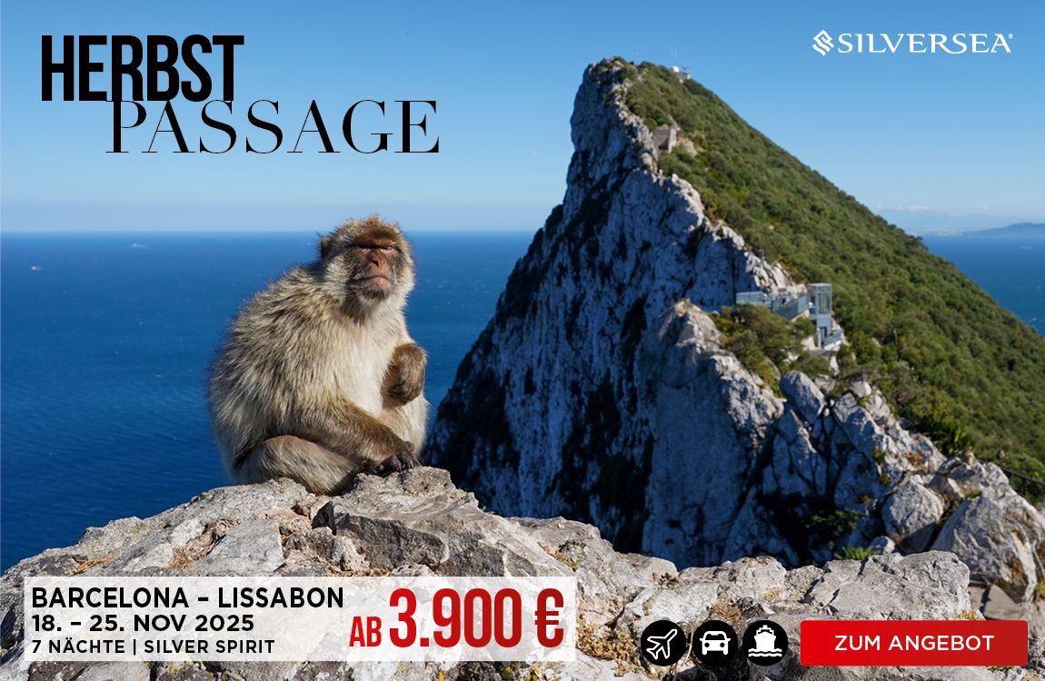 Silversea Luxuskreuzfahrt Silver Spirit Barcelona - Lissabon