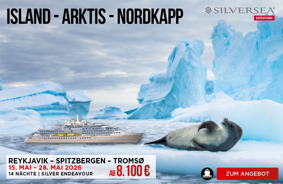 Island -Arktis - Nordkap mit Silversea