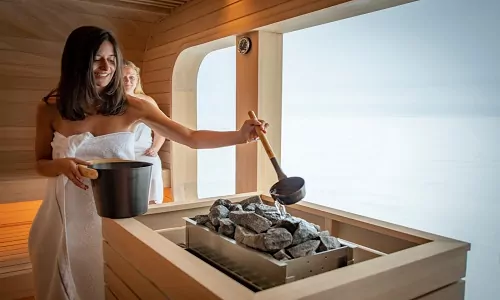 Sauna auf Le Commandant Charcot von Ponant