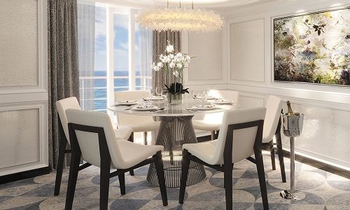 Sevens Seas Splendor Essbereich Master Suite