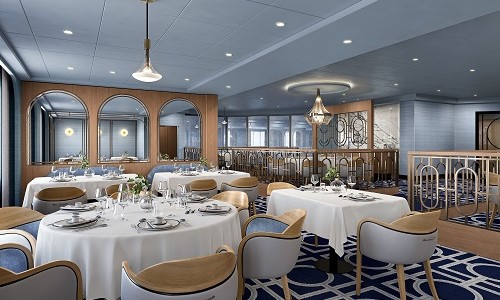 Italienisches Restaurant Osteria d'Ovidio auf der Crystal Symphony