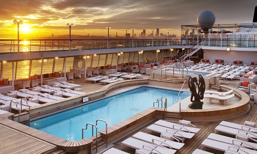 Pooldeck auf der Crystal Symphony