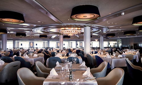 Hauptrestaurant Waterside auf der Crystal Symphony