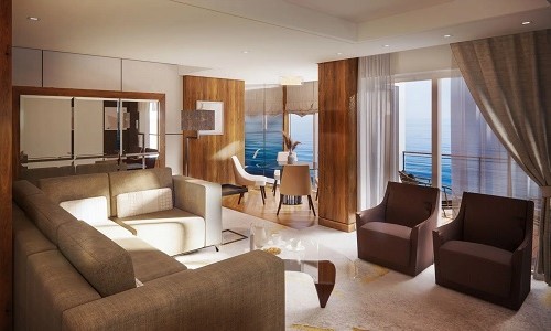 Crystal Penthouse Suite auf der Crystal Symphony