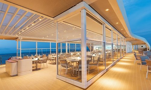 Grill Restaurant auf Deck