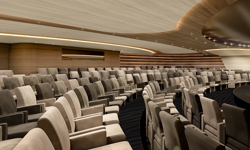 Kino auf Luxusexpeditionsschiff