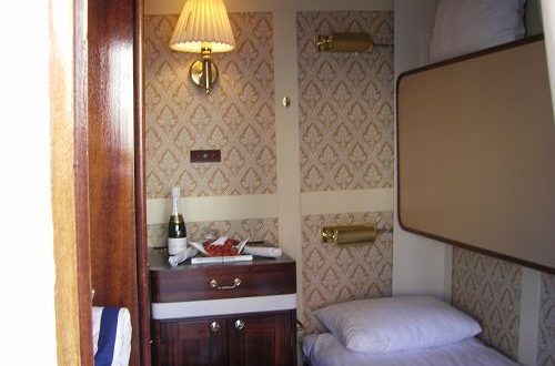 Göta Kanal M/S Wilhelm Tham Blick in die Kabine Kategorie A