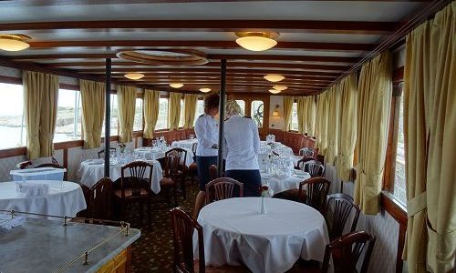 Göta Kanal MS Wilhelm Tham Speisesaal