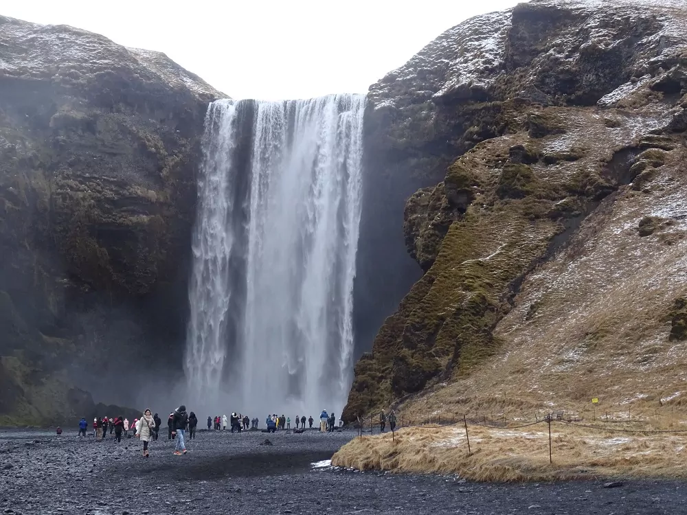 Wasserfall in Island