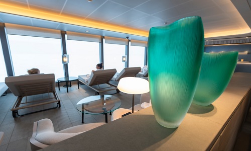 Wellness Liegen auf Expeditionsschiff Charcot