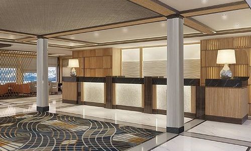 Rezeption auf dem Expeditionsschiff World Explorer von nicko cruises