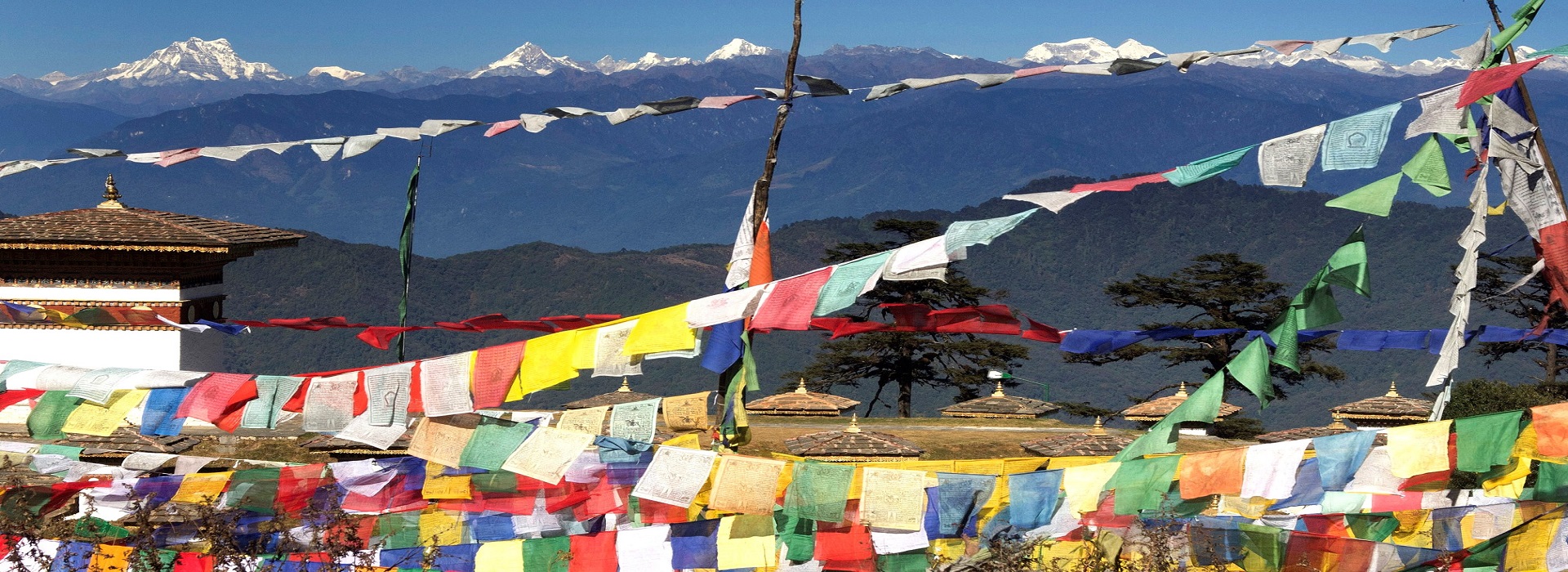 Bhutan Gebetsfahnen