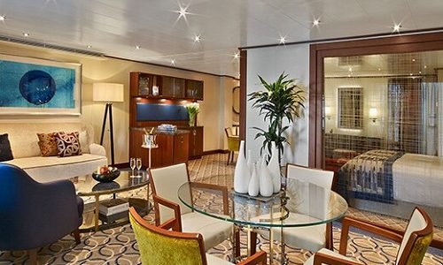 OWNER'S SUITE auf den Luxuskreuzfahrtschiffen Seabourn Encore und Ovation