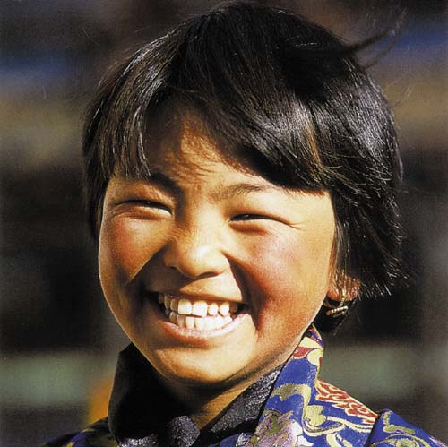 Junge Bhutanesin