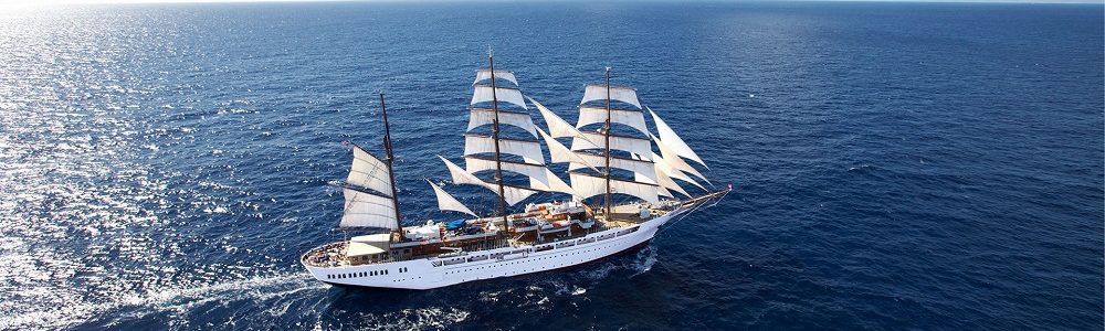 Sea Cloud II auf Fahrt