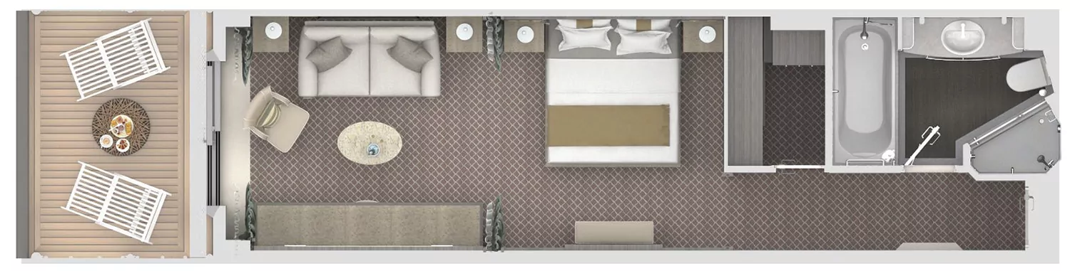 Suitendiagramm Veranda Suite