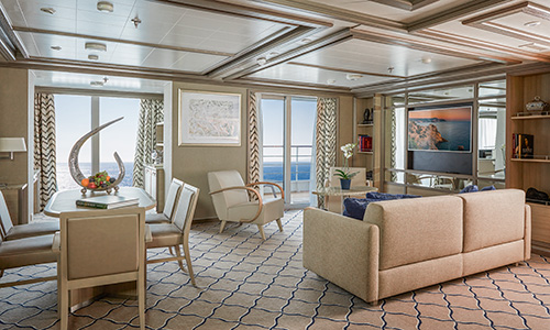 Wohnzimmer in der Owners Suite