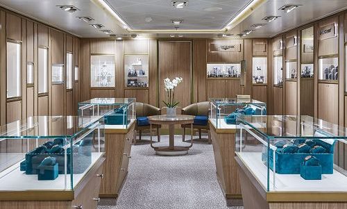 Boutique auf dem Kreuzfahrtschiff