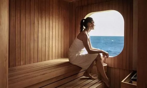 Sauna auf der Silver Dawn