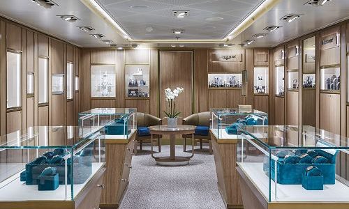 Boutique auf dem Silversea Luxuskreuzfahrtschiff Silver Muse