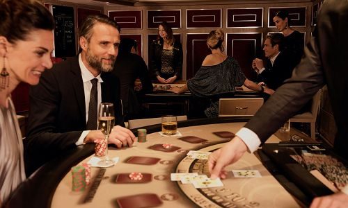 Casino auf dem Silveursea Luxuskreuzfahrtschiff Silver Muse