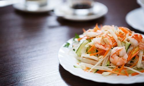 Gericht aus dem Restaurant Indochine auf dem Silversea Luxuskreuzfahrtschiff Silver Muse