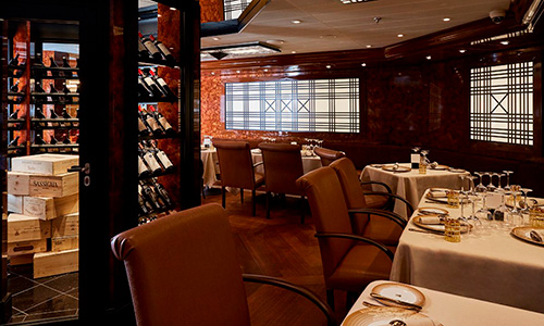 Restaurant La Dame auf dem Silversea Luxuskreuzfahrtschiff Silver Muse