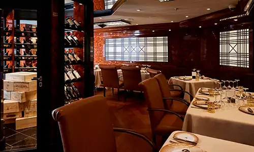 Restaurant La Dame auf dem Silversea Luxuskreuzfahrtschiff Silver Muse