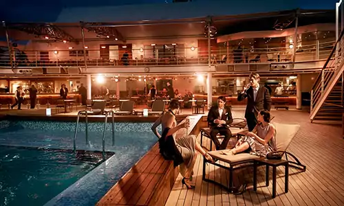 The Grill auf dem Silversea Luxuskreuzfahrtschiff Silver Muse