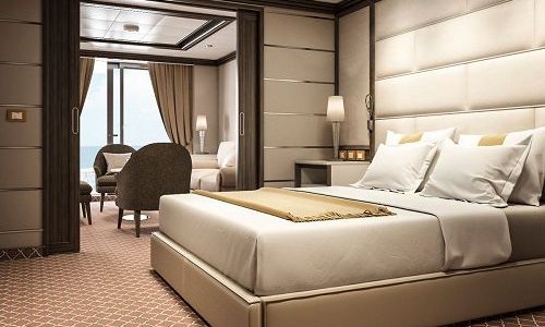 Silver Suite auf dem Silversea Luxuskreuzfahrtschiff Silver Muse