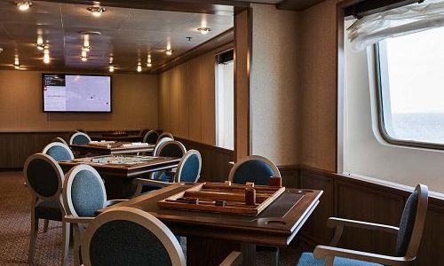 Card Room auf dem Luxuskreuzfahrtschif Silver Wind der Reederei Silversea
