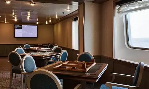 Card Room auf dem Luxuskreuzfahrtschif Silver Wind der Reederei Silversea
