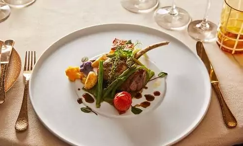 Menüteller auf dem Luxuskreuzfahrtschif Silver Wind der Reederei Silversea