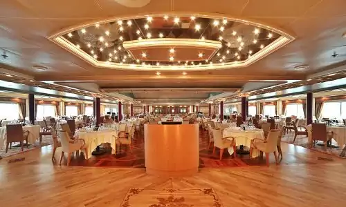 The Restaurant auf dem Luxuskreuzfahrtschif Silver Wind der Reederei Silversea