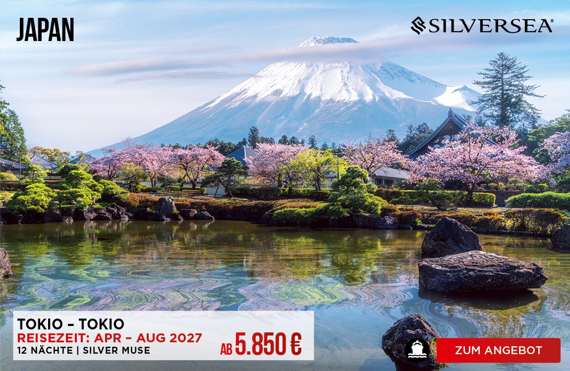 Silversea Japan Kreuzfahrt 2027 Suite Upgrade - Teaser
