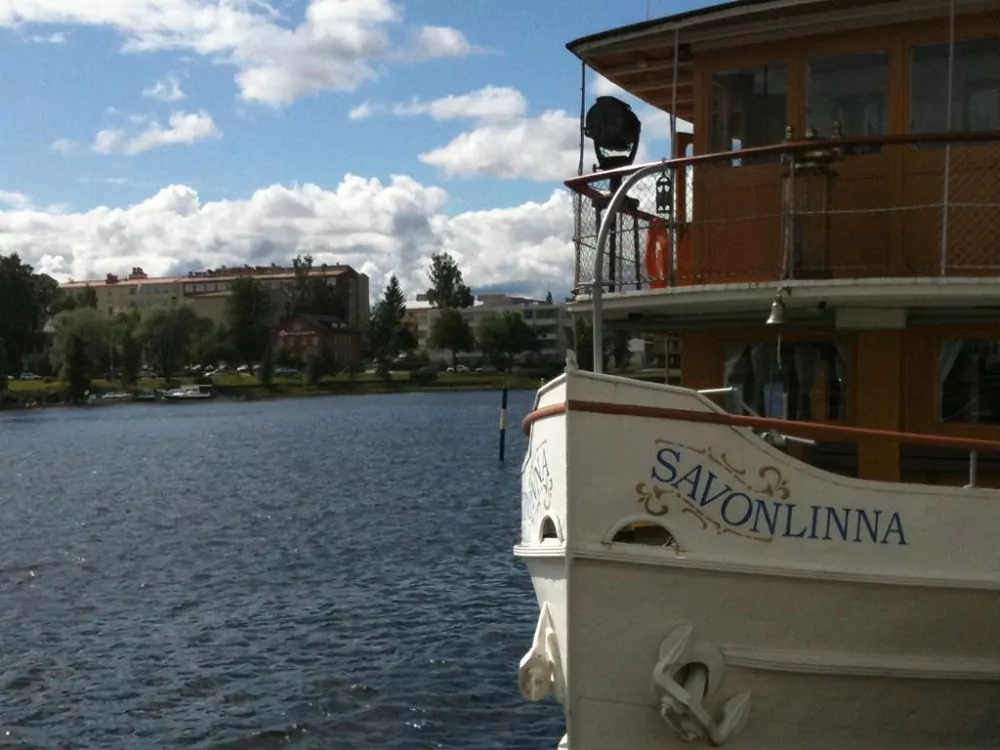 Schiff Savonlinna in Finnland